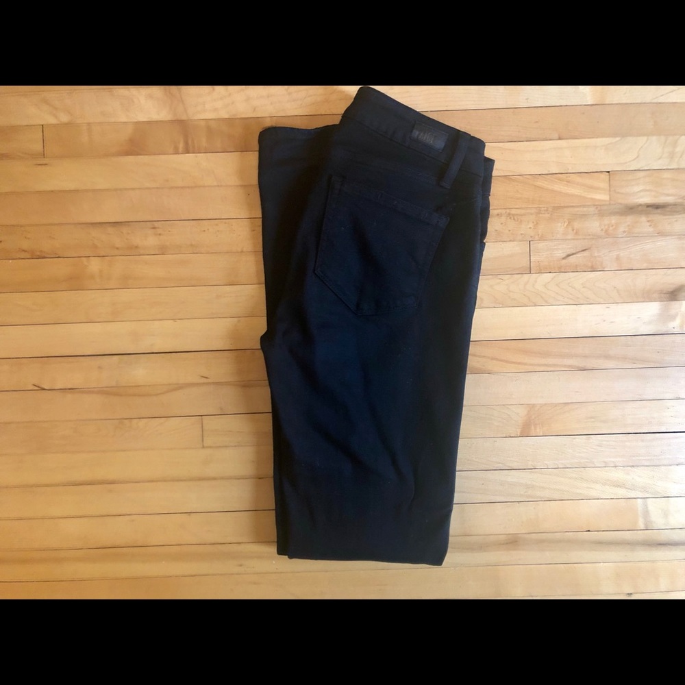 Paige verdugo ultra skinny black jeans.